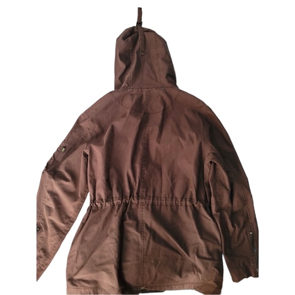 Men’s Alpha Industries Brown Parka - Picture 4 of 4